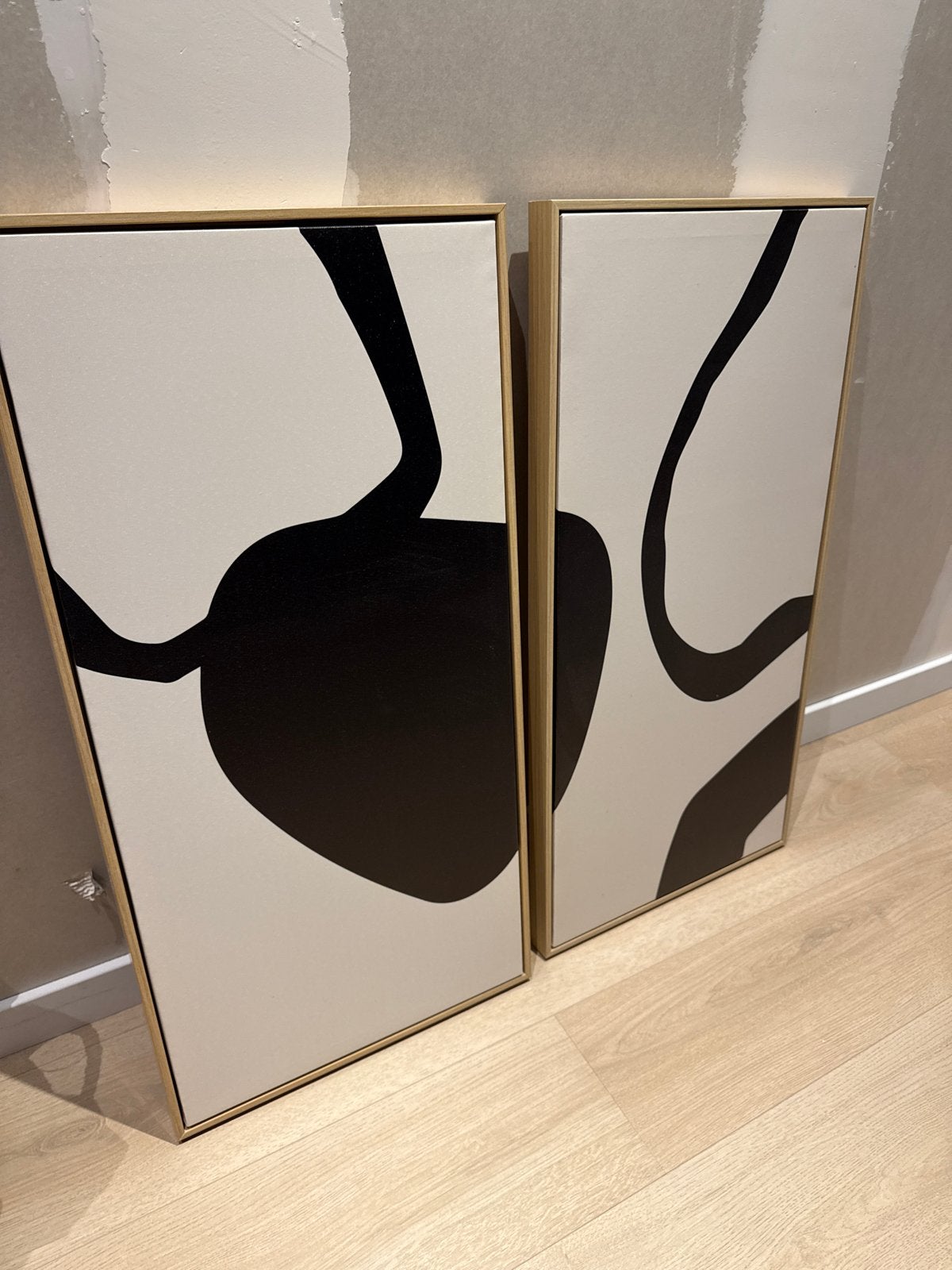Set van 2 ingelijste posters - Leen Bakker, Ophalen, 50 – 75, Minder dan 50 cm, Zo goed als nieuw