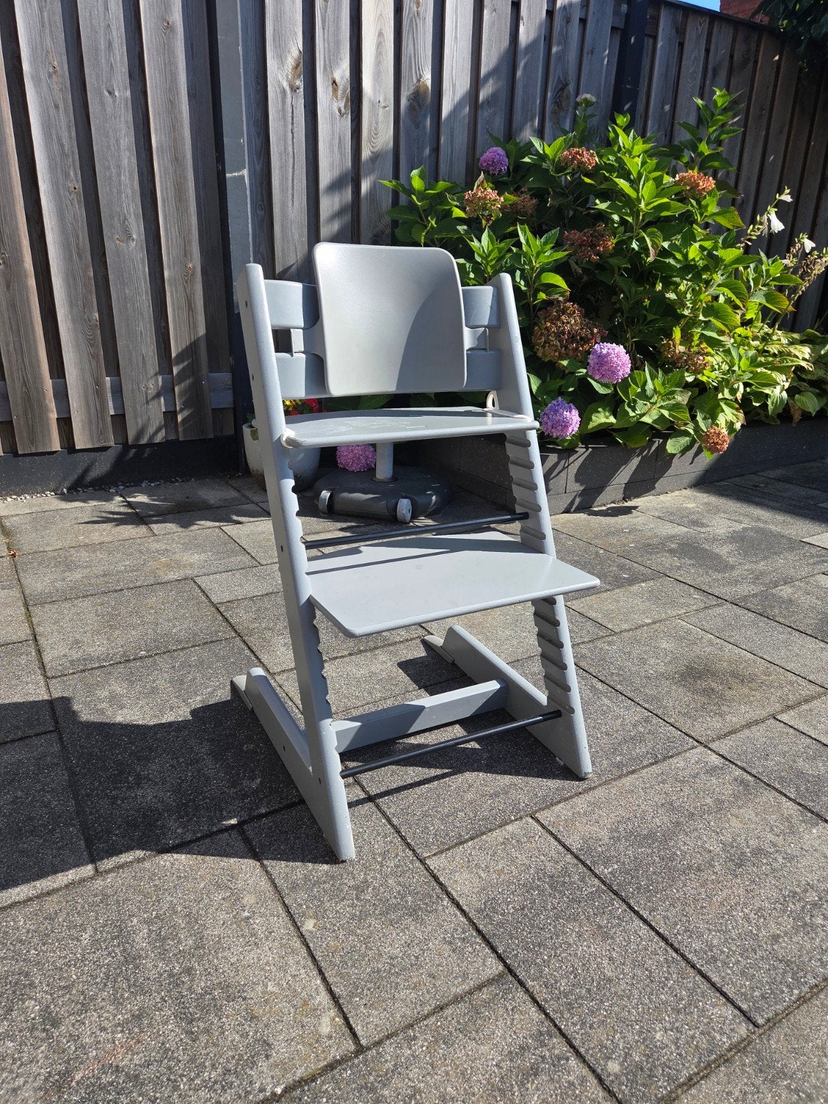 Stokke Tripp Trapp kinderstoel met tray en gordel, Ophalen, Gebruikt, Meegroeistoel