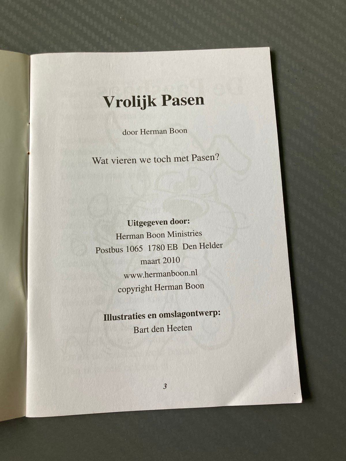 Vrolijk Pasen! Wat vieren we toch met Pasen? - Herman Boon, Ophalen of Verzenden, Zo goed als nieuw, 3 tot 4 jaar
