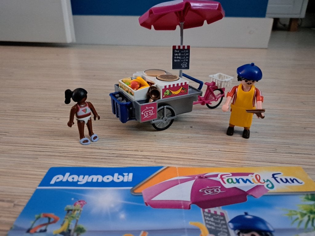 Playmobil crepesverkoper, Ophalen of Verzenden, Zo goed als nieuw, Complete set