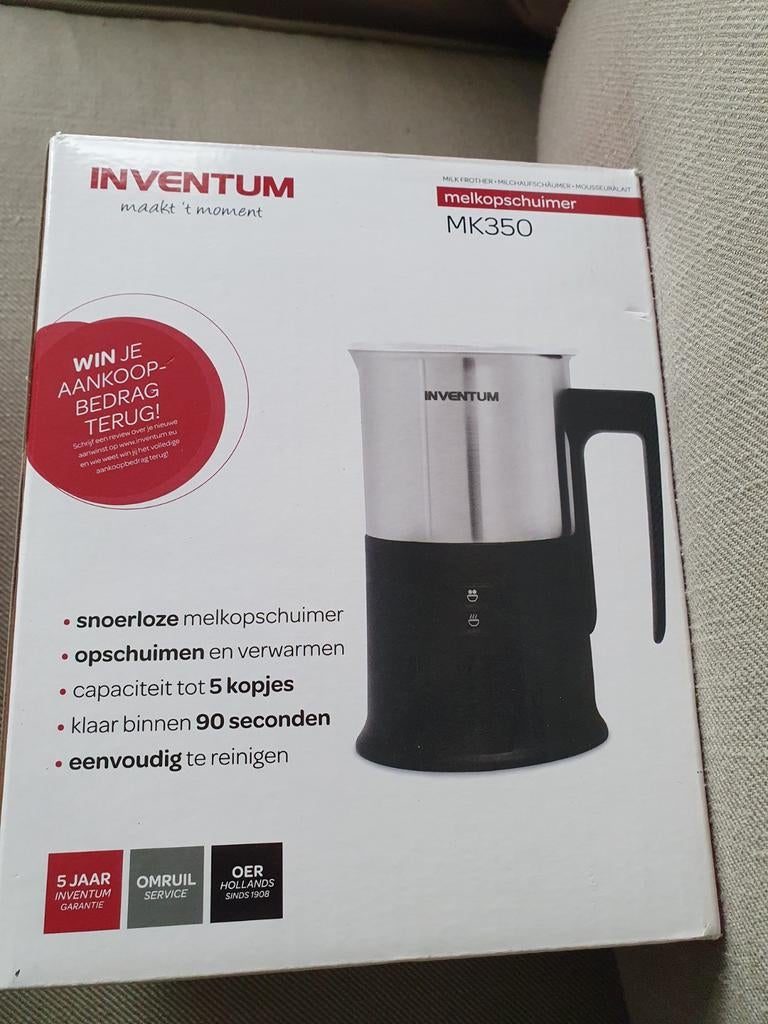Inventum MK350, Witgoed en Apparatuur, Melkopschuimers, Nieuw, Elektrische melkopschuimer, Ophalen of Verzenden