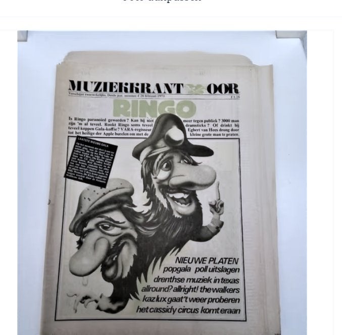 Muziekkrant OOR 1973 nr. 04 - Ringo Starr, David Cassidy, Boeken, Ophalen of Verzenden, Gelezen, Muziek, Film of Tv