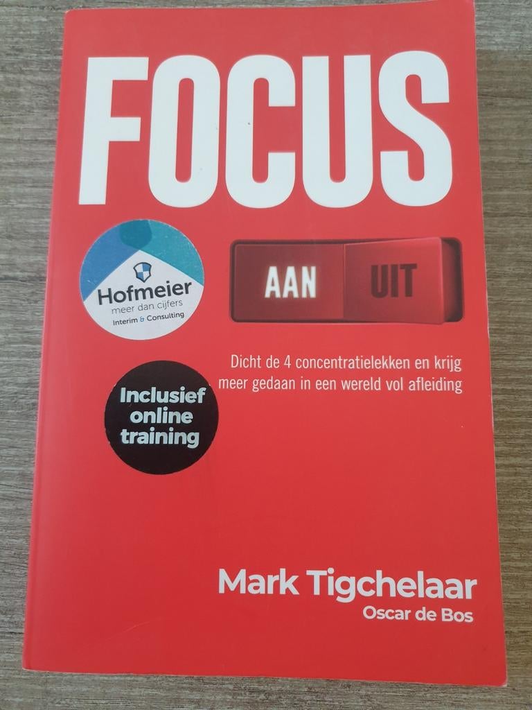 Focus: Dicht de 4 concentratielekken - Mark Tigchelaar, Boeken, Ophalen of Verzenden, Gelezen