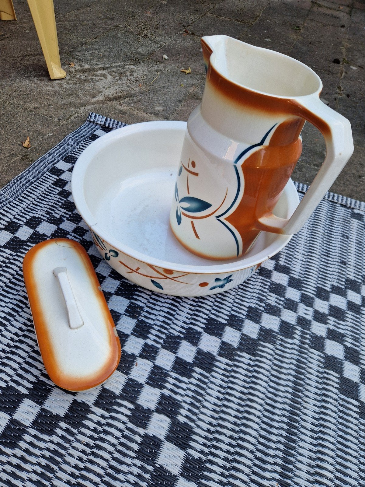 vintage lampetstel, Ophalen