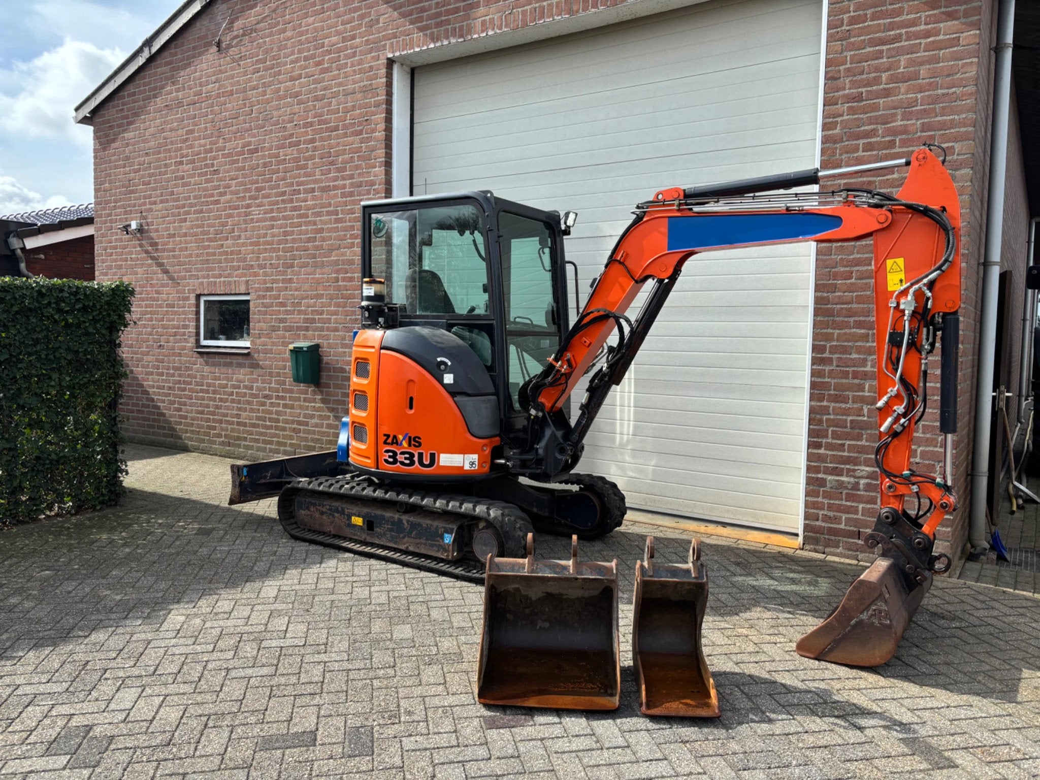 Hitachi ZX33U-5A CLR Minigraver graafmachine Sloop/Sorteer, Graafmachine