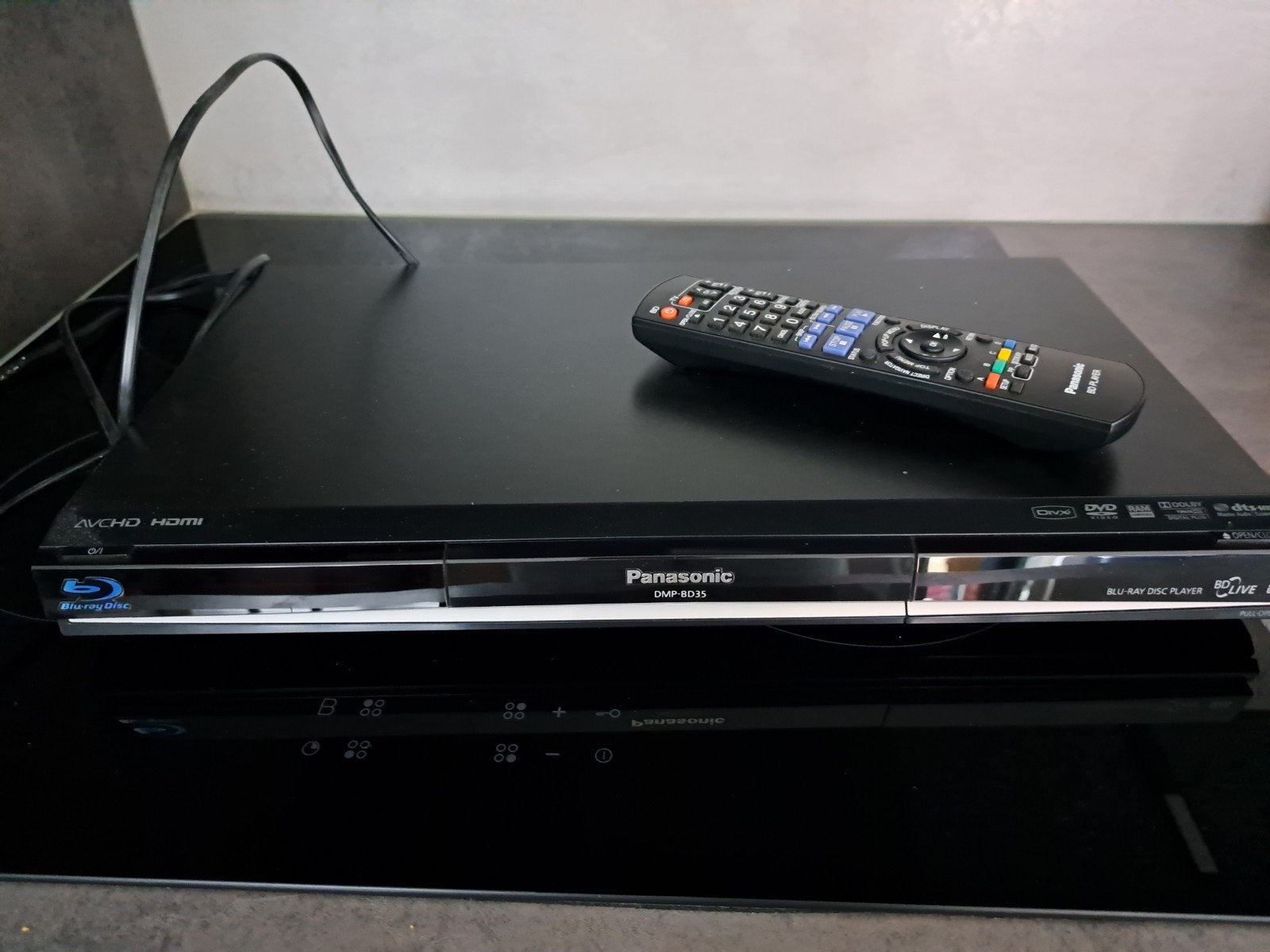 Panasonic DMP-BD75 Blu-ray Disc Speler met afstandsbediening, Audio, Tv en Foto, Blu-ray-spelers, Ophalen of Verzenden, Gebruikt