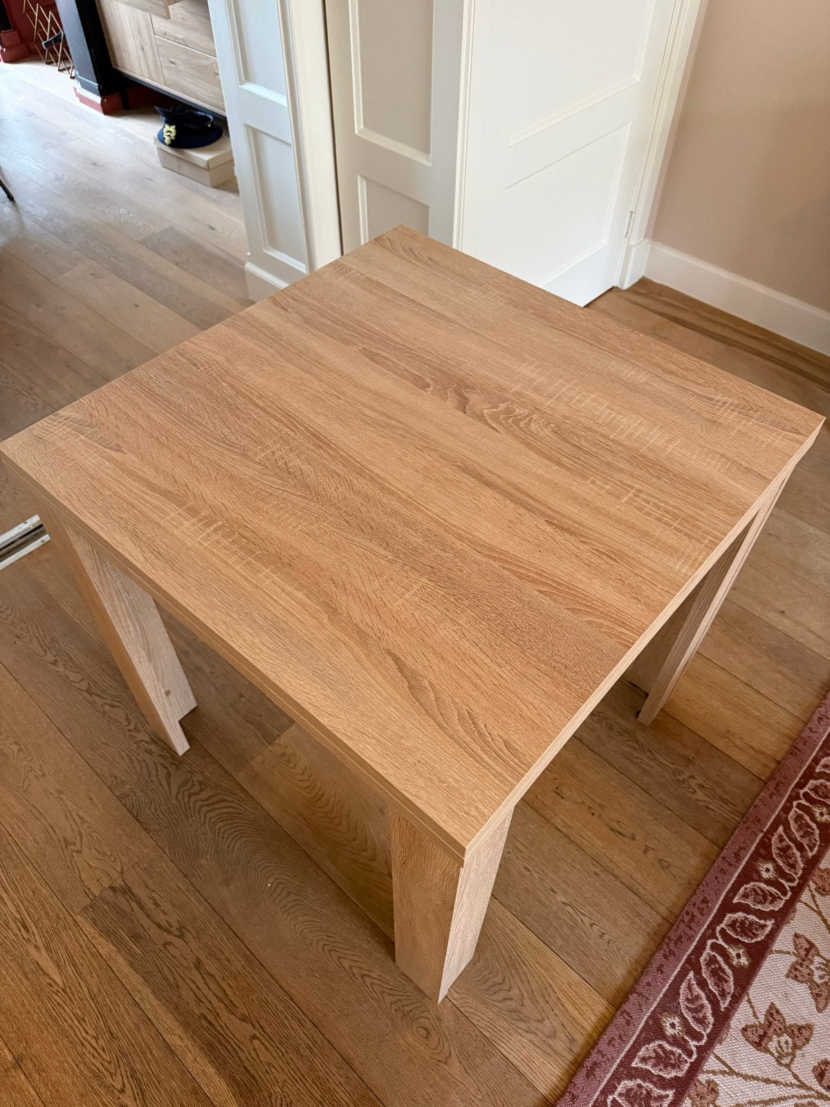 Foto 4 van Uitschuifbare eettafel eikenhout-look