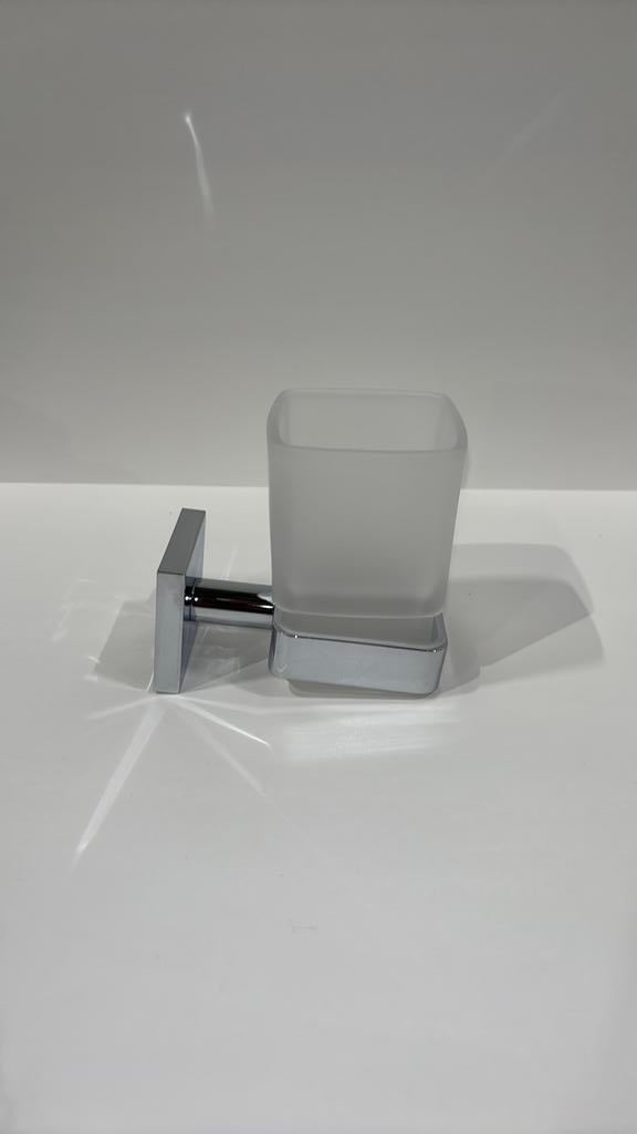 Glashouder met glas, Ophalen of Verzenden, Zo goed als nieuw