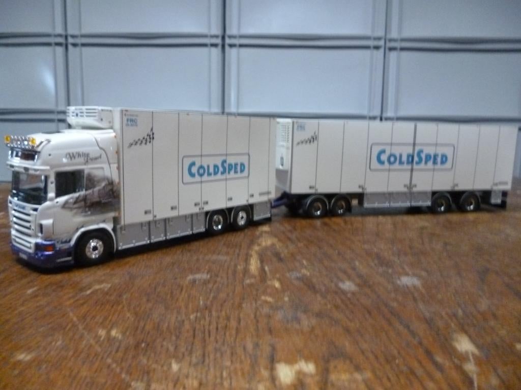 Tekno Scania LZV Waltins Coldsped "White Pearl", Ophalen of Verzenden, Nieuw, Bus of Vrachtwagen, Tekno