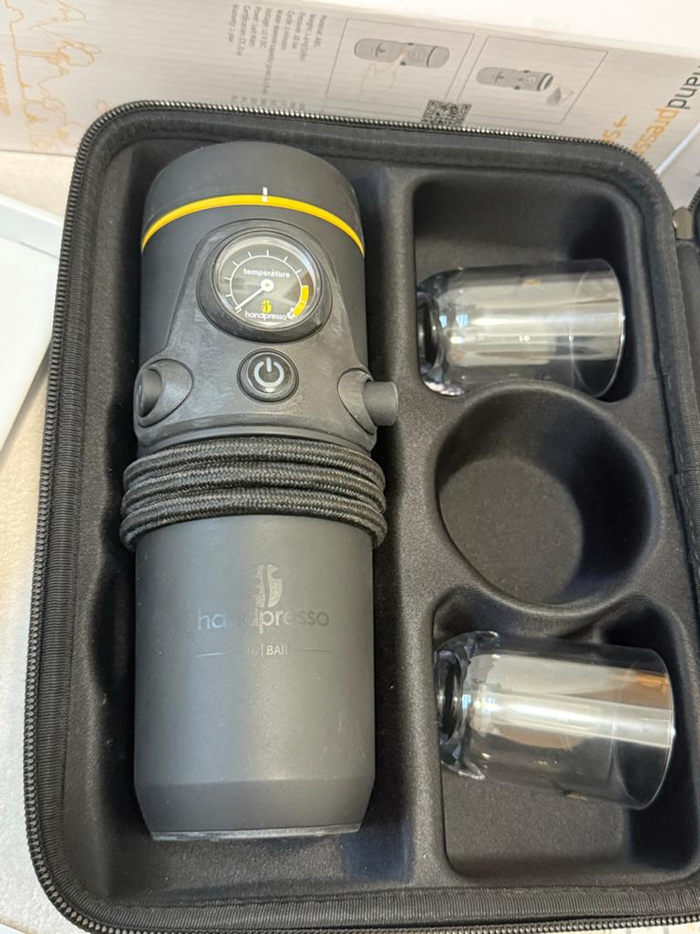 Handpresso Auto Set E.S.E. - Draagbaar Espresso Apparaat, Ophalen of Verzenden, Zo goed als nieuw