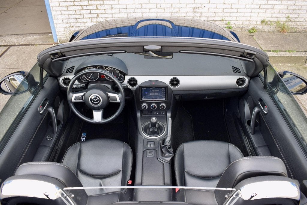 Mazda MX-5 1.8 TS+ BBR 175 Bilstein Cruise Control Airco, Stoelverwarming, Achterwielaandrijving, Gebruikt, Zwart