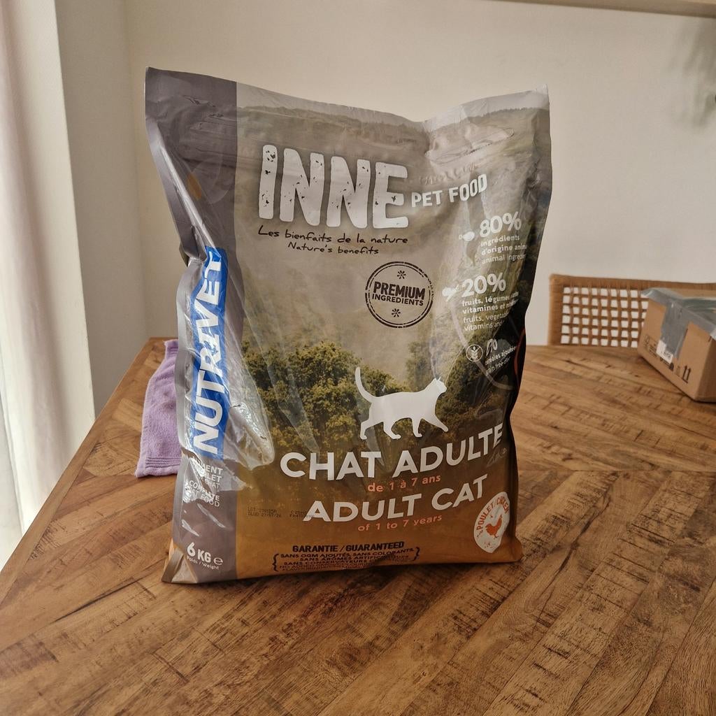 Nutrivet inne adult pet food, Ophalen of Verzenden, Kat