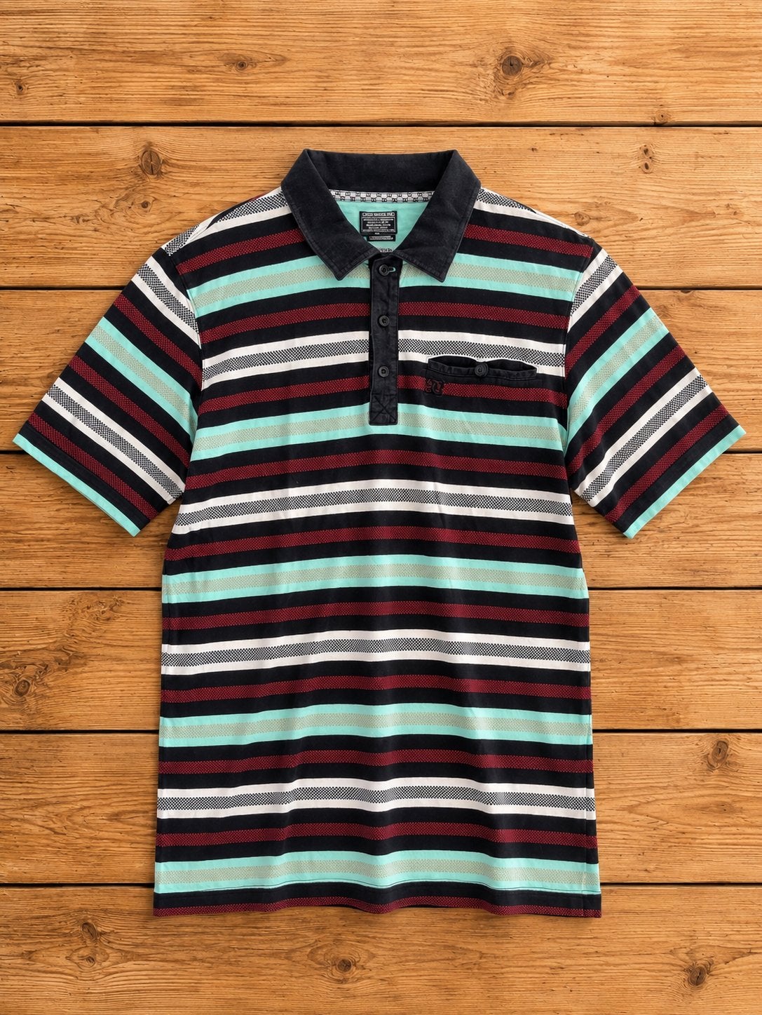 DC Shoes Vintage Skater & Streetwear Polo – Maat L, Ophalen of Verzenden, Zo goed als nieuw, Zwart