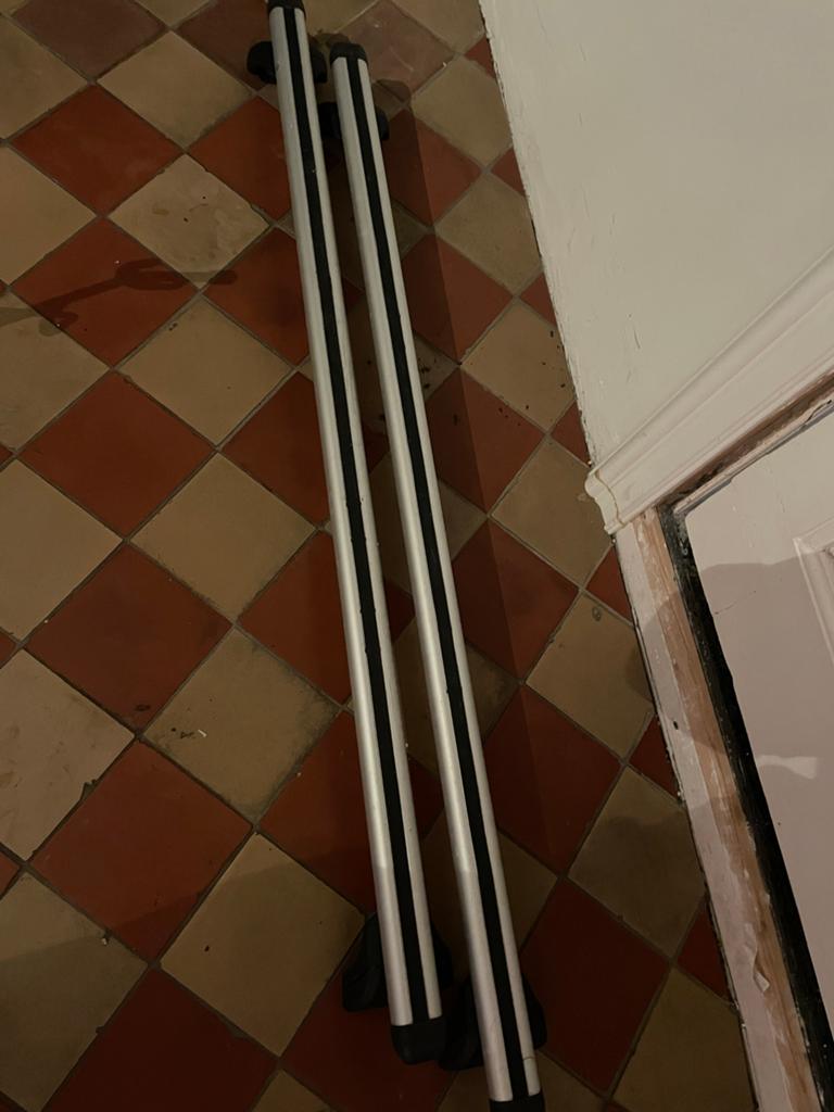 Aluminium Thule dakdragers, Auto diversen, Dakdragers, Ophalen, Gebruikt