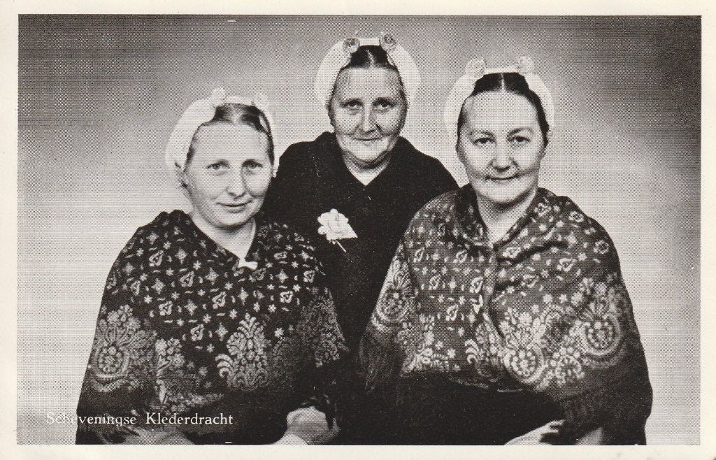 Scheveningen, Verzamelen, Ophalen of Verzenden, 1940 tot 1960, Ongelopen, Klederdracht