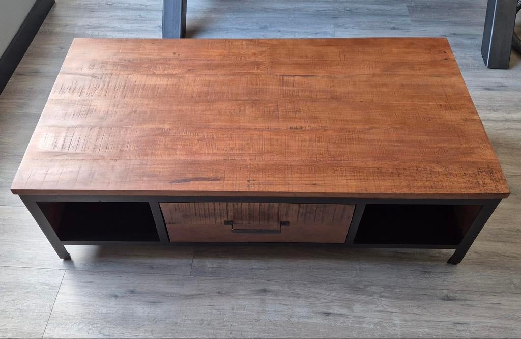 Salontafel Indusy van Profijt Meubel - 135x70x40 cm, 100 tot 150 cm, 50 tot 100 cm, Zo goed als nieuw, Minder dan 50 cm