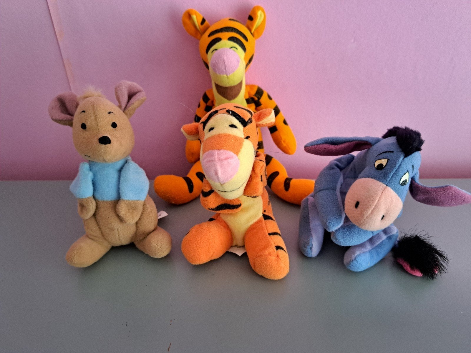 Disney Knuffels: Kangoeroe, Teigetje en Iejoor Set, Disney, Overige typen, Ophalen of Verzenden, Middelgroot (20 tot 80 cm)