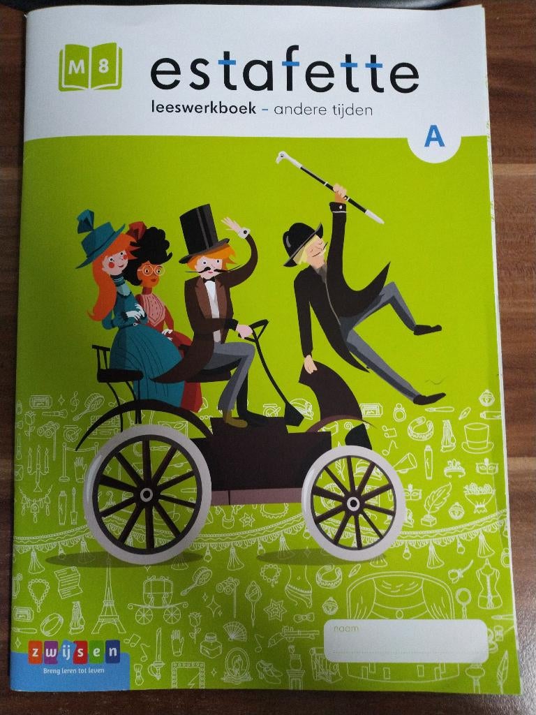 Estafette Versie 3 – Groep 8 – Werkboek M8 -A –Andere tijden, Ophalen of Verzenden, Nieuw, Overige niveaus, Nederlands