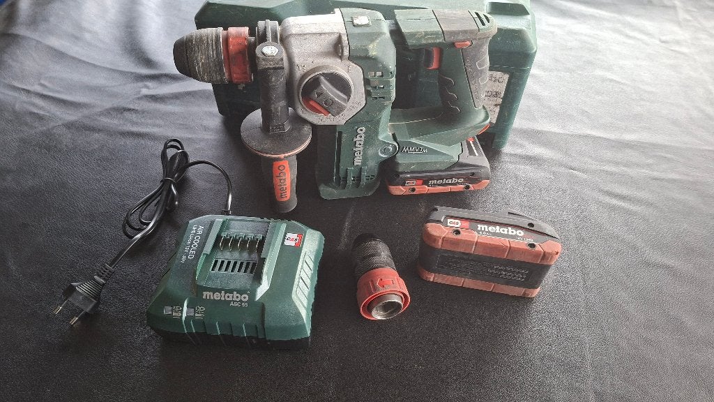 Metabo KHA 18 LTX BL 24 Quick 18v Accu combihamer SDS plus, ., Ophalen of Verzenden, Zo goed als nieuw, .