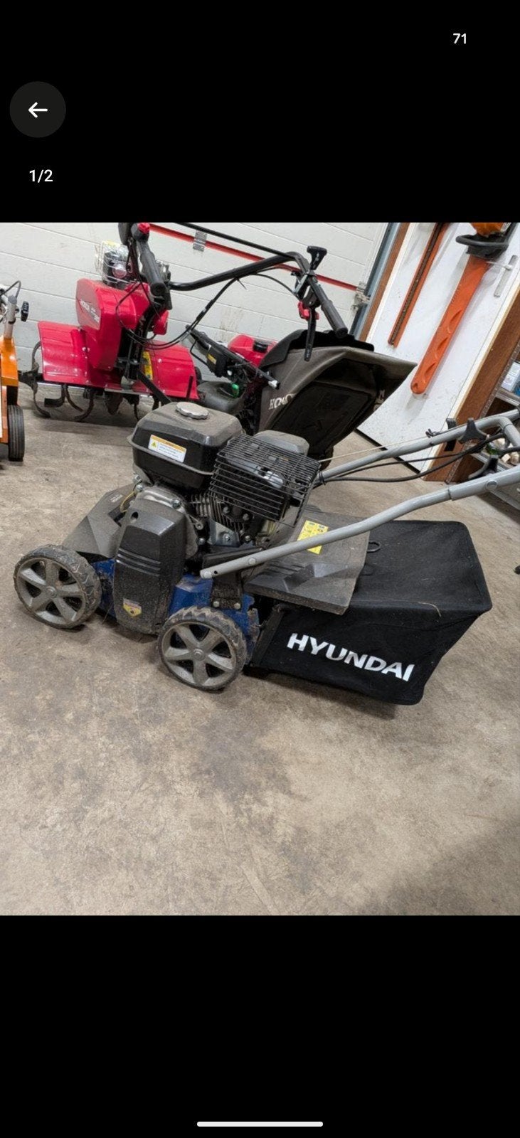 Hyundai verticuteermachine, Ophalen, Gebruikt, Elektrisch