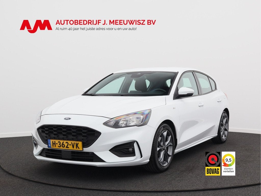 Ford Focus 1.0 EcoBoost ST Line Business/ zeer mooi!, Auto's, Ford, Gebruikt, Wit, Origineel Nederlands, 1100 kg