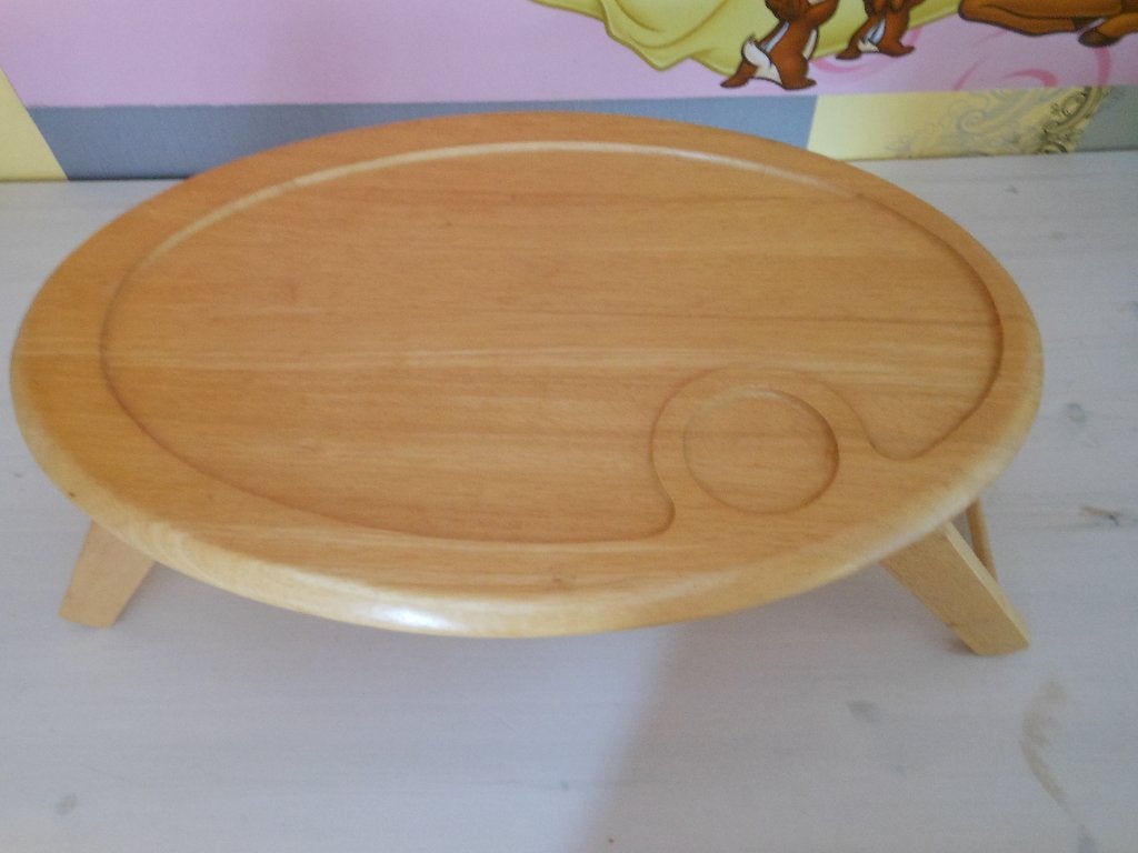 ontbijt tafel, Ophalen of Verzenden, Zo goed als nieuw, 75 cm of meer, Hout