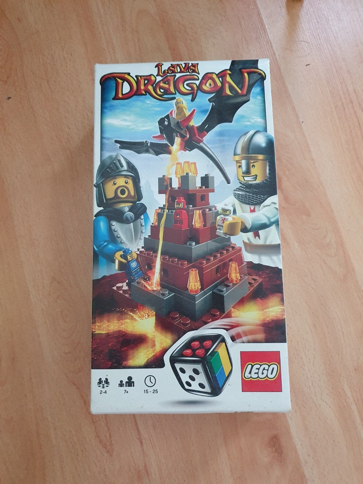 LEGO Spel Lava Dragon - Bordspel voor 2-4 spelers (3838), Drie of vier spelers, Ophalen of Verzenden, Gebruikt, LEGO