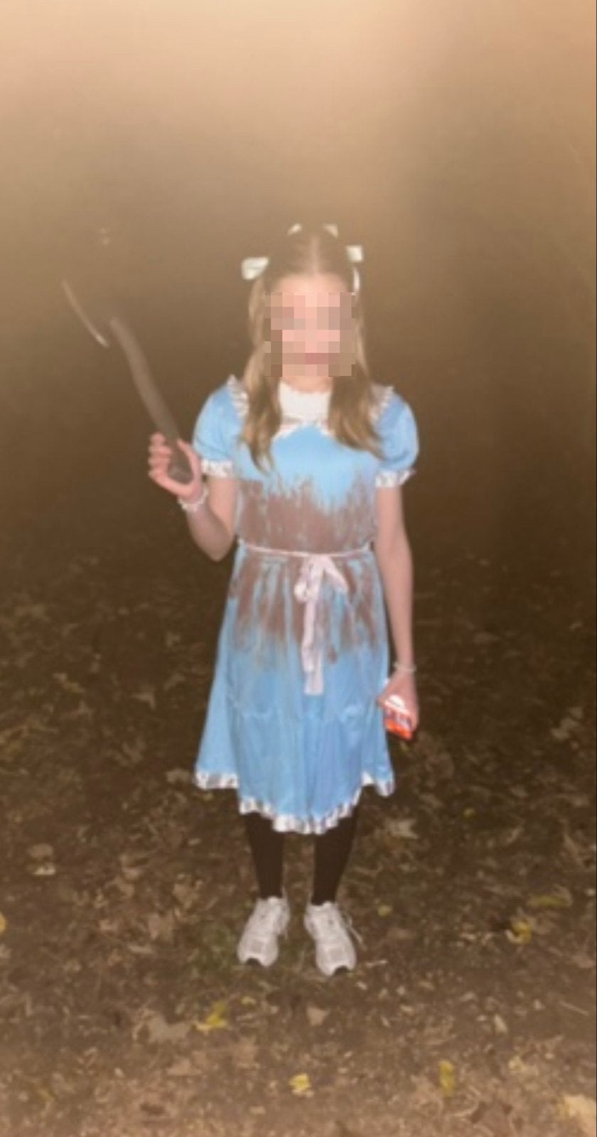 Halloween jurkje - Maat M - Gebruikt met bloed, Maat 38/40 (M), Ophalen of Verzenden, Halloween, Kleding
