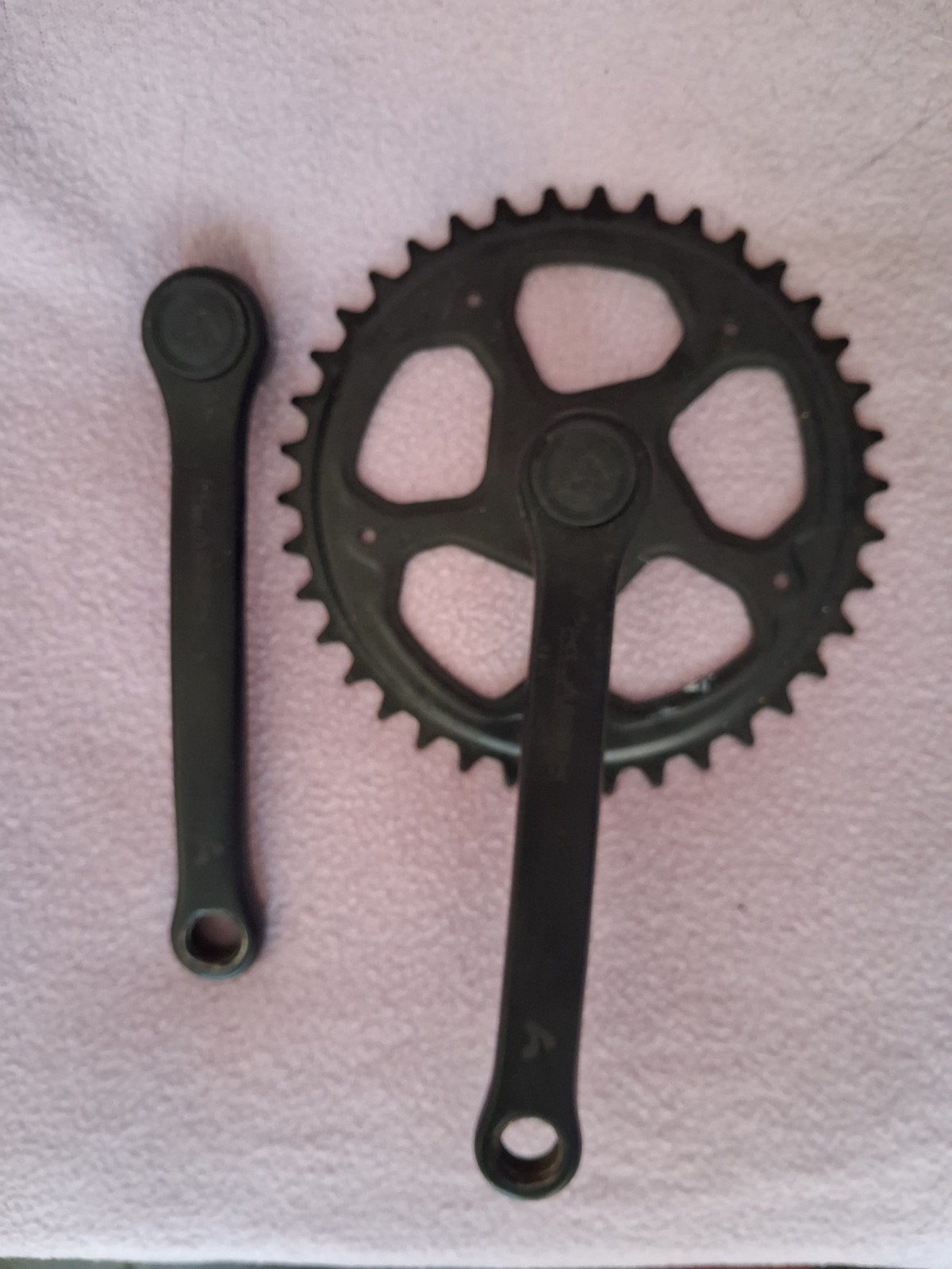 Crankstel 150 mm met kettingblad voor fiets - nieuw, Crankstel of Pedalen, Ophalen of Verzenden, Kinderfiets, Nieuw
