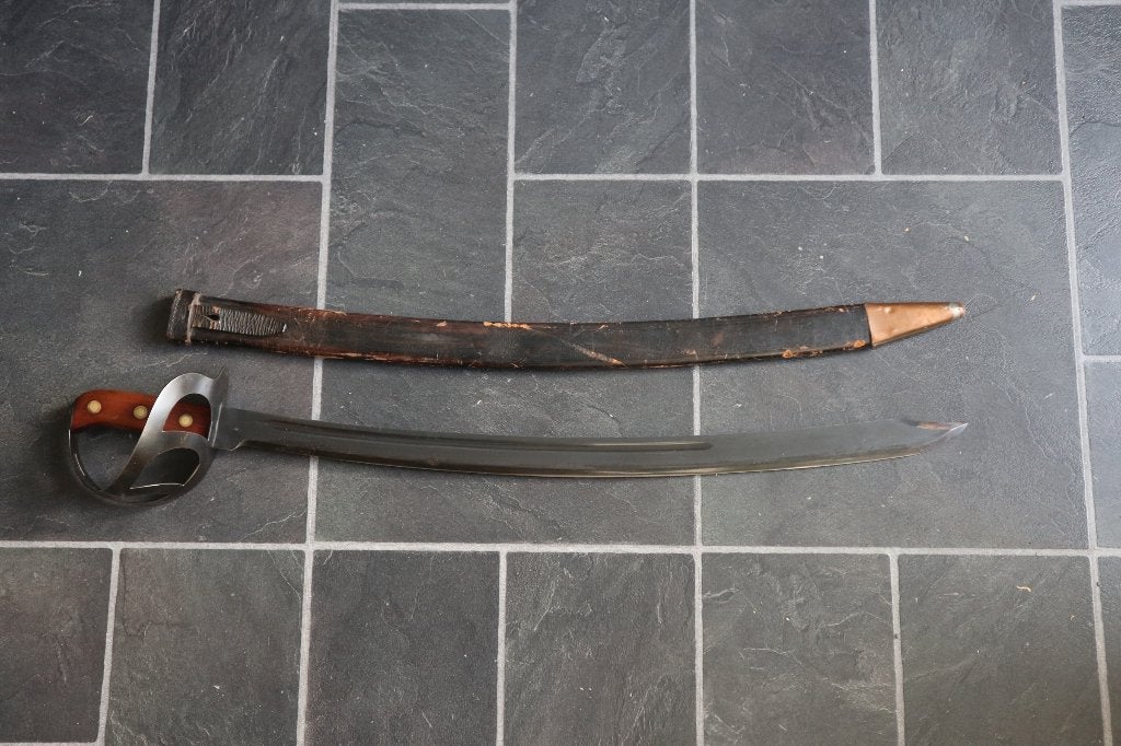 Hembrug klewang nummergelijk, Verzamelen, Ophalen of Verzenden, Landmacht, Nederland, Zwaard of Sabel