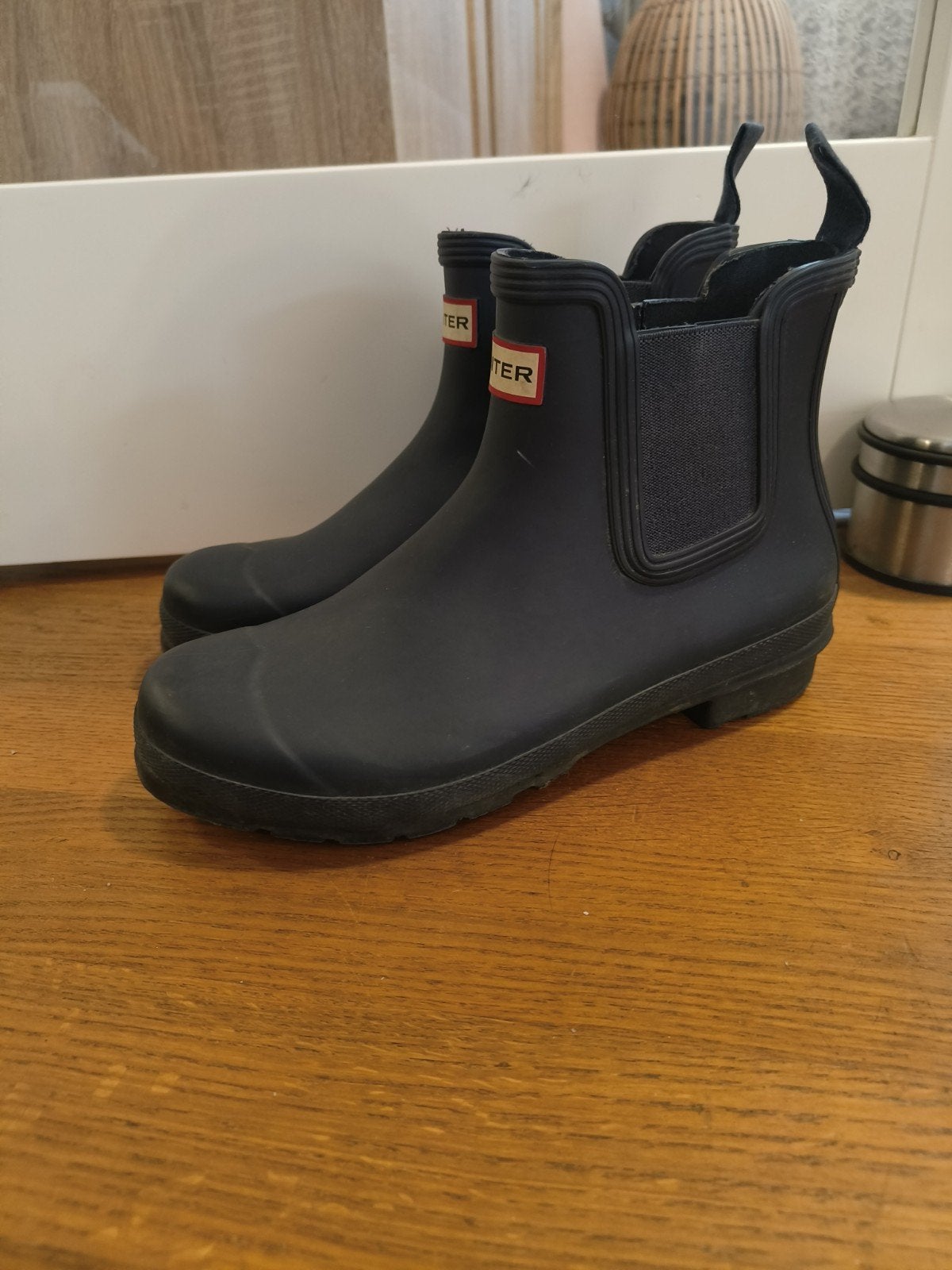 hunter boots, Ophalen of Verzenden, Gedragen, Zwart