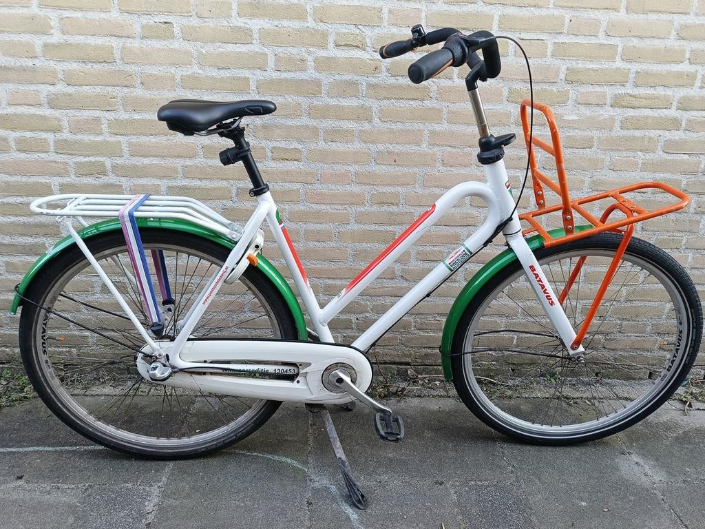 Postcode Loterij fiets - dames en heren, Ophalen, Terugtraprem, Gebruikt, Versnellingen