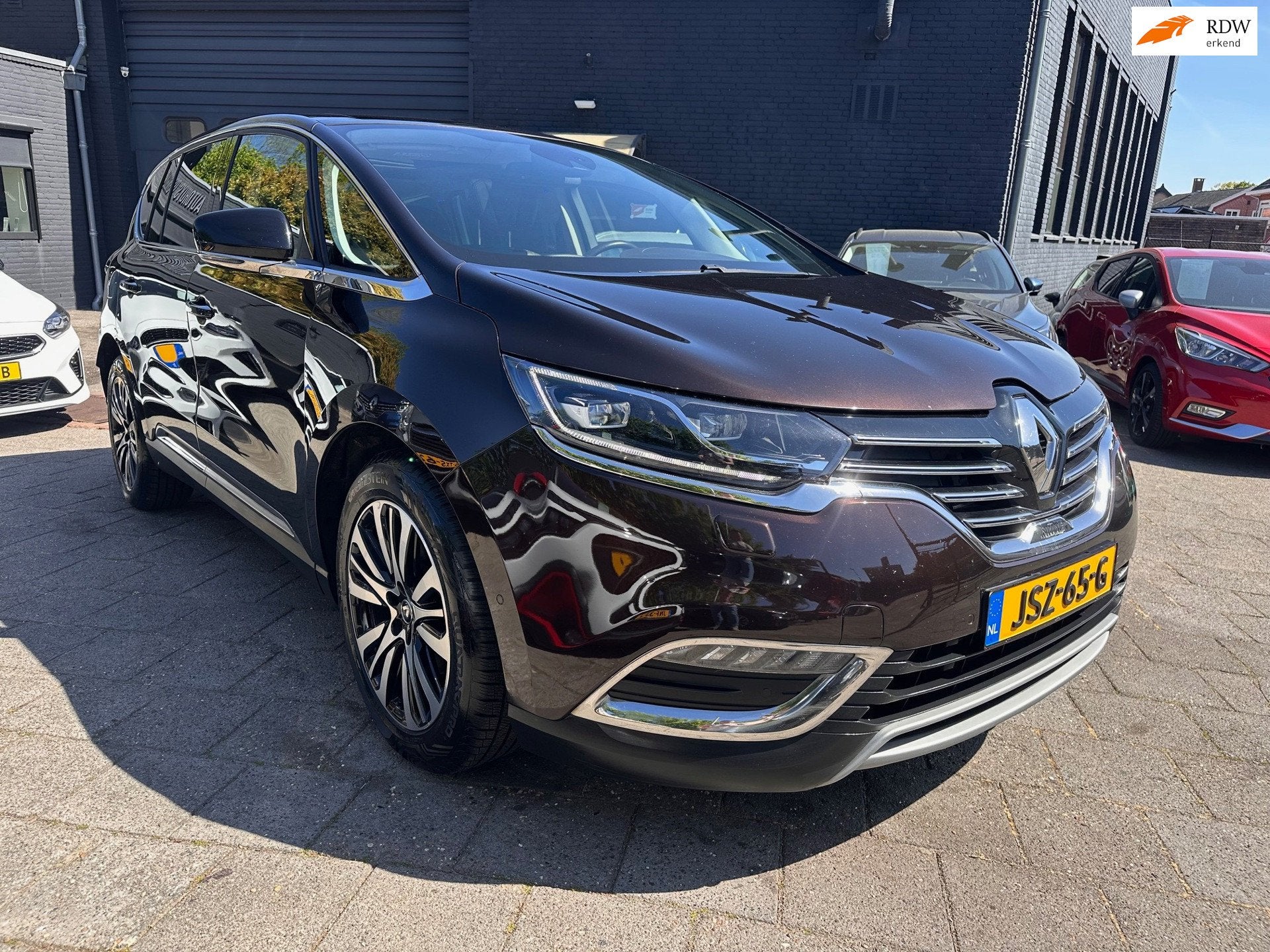 Renault Espace 1.6 dCi Initiale Paris|7-pers|1e Eigenaar|Pan, Auto's, Renault, Dealer onderhouden, 4 cilinders, Bruin, 7 stoelen