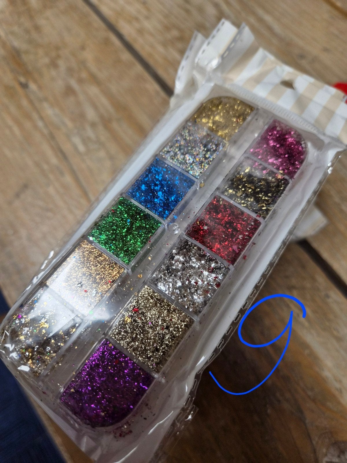partij Glitters voor Nagels, Sieraden, Tassen en Uiterlijk, Uiterlijk | Cosmetica en Make-up, Ophalen of Verzenden, Nieuw, Overige kleuren
