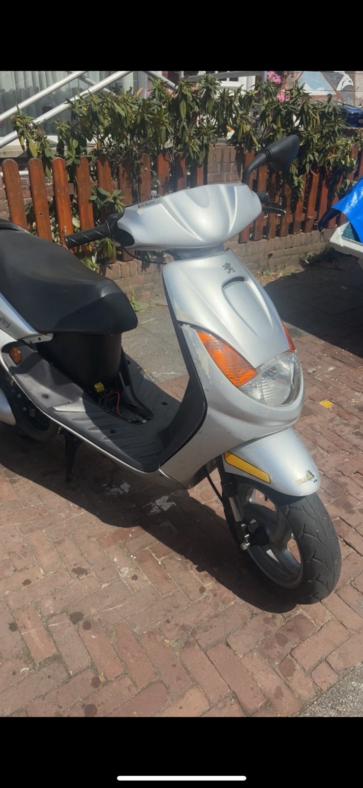 Vivacity tpr 70cc met pap/kent, Fietsen en Brommers, Scooters | Peugeot, Ophalen, Zo goed als nieuw, Tweetakt, Vivacity
