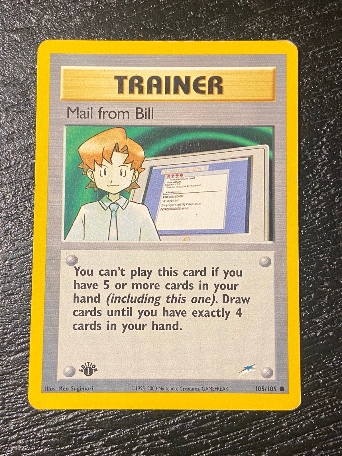 Mail From Bill 105/105 First Edition Neo Destiny, Ophalen of Verzenden, Zo goed als nieuw, Losse kaart