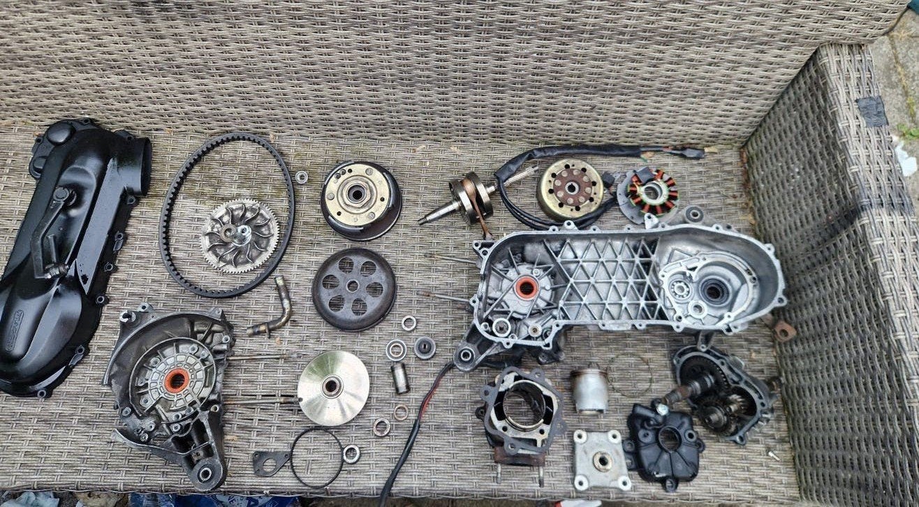 Hexagon blok 150cc (125cc exs1m carters) project, Ophalen of Verzenden