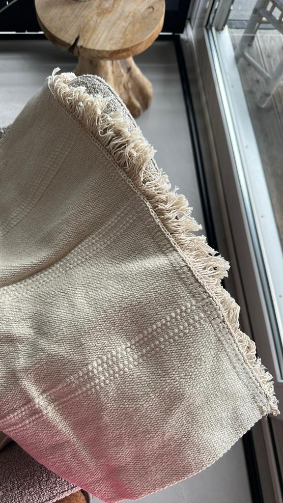 Ecru Nieuw vloerkleed ibiza look, Ophalen of Verzenden, Nieuw, Minder dan 10 m², Tapijt