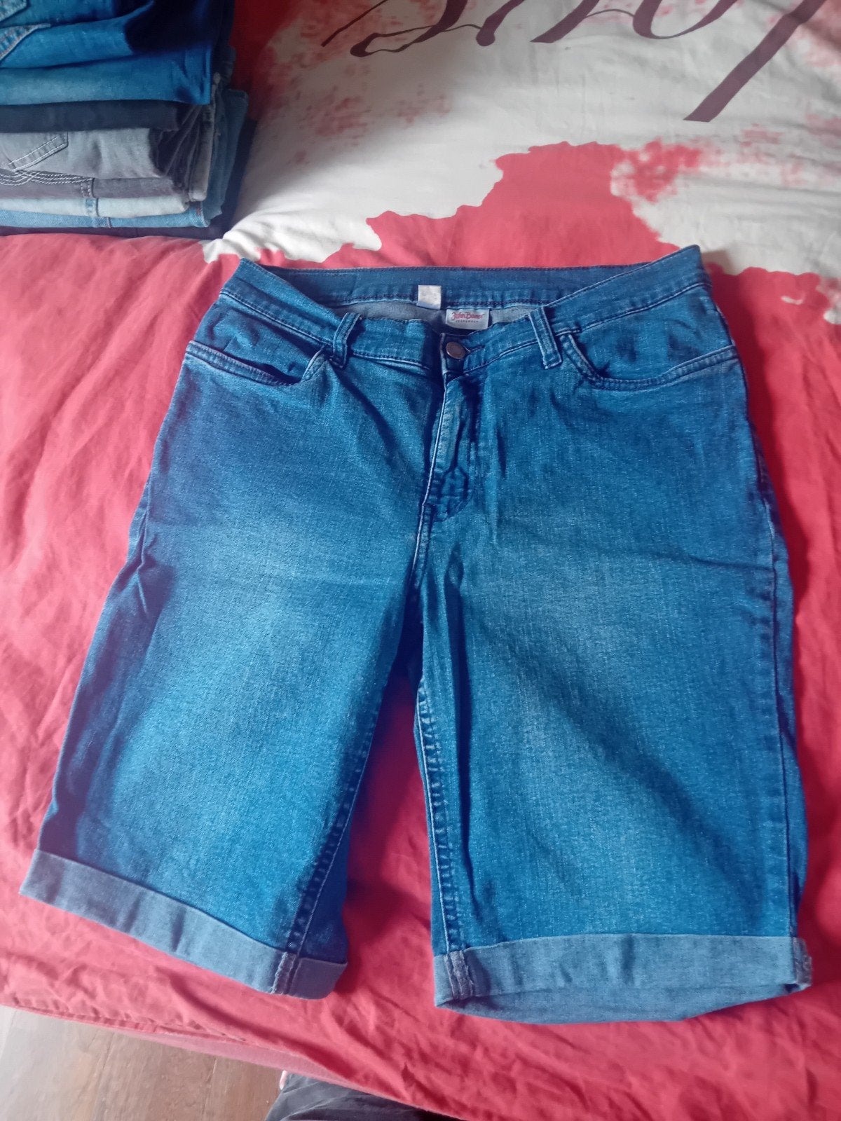 vaak gedragen korte spijker broek, Kleding | Dames, Blauw, John Baner, Ophalen of Verzenden, W33 - W36 (confectie 42/44)