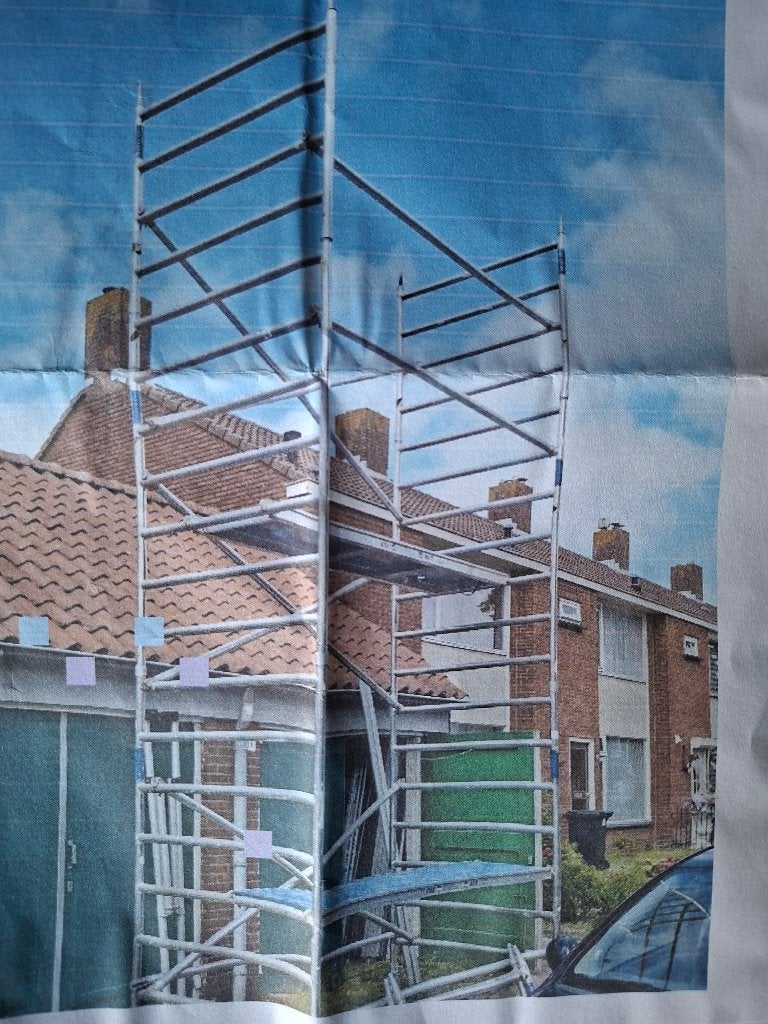 steiger, Doe-het-zelf en Verbouw, Steigers, Ophalen, Nieuw, Rolsteiger of Kamersteiger, 5 meter of hoger