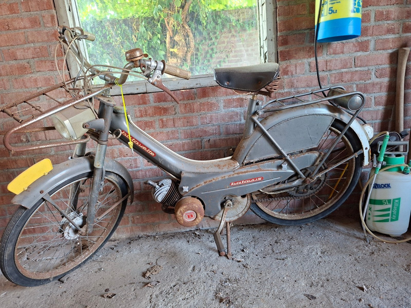 Batavus batavette uit schuurvondst, Fietsen en Brommers, Brommers | Oldtimers, Ophalen, Maximaal 45 km/u, Batavus