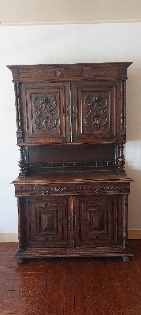 Prachtige Eikenhoutenkast, Ophalen, Met deur(en), 200 cm of meer, Eikenhout
