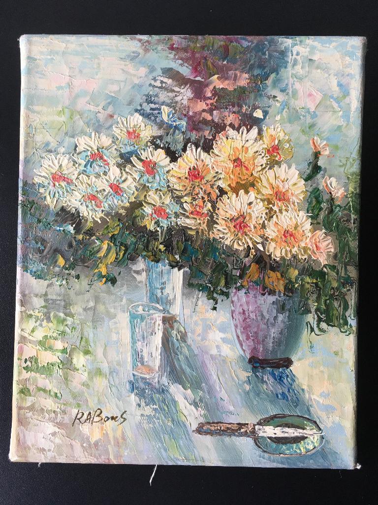 Schilderij Rabous (25 x 20 cm), Antiek en Kunst, Ophalen