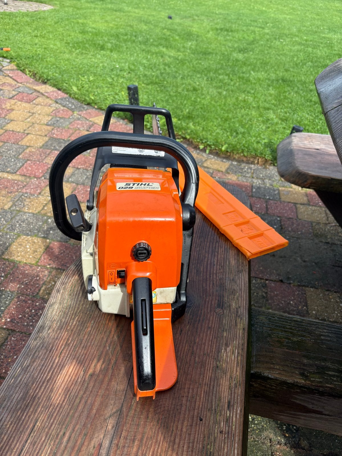 Stihl 029 Super Kettingzaag -  met 45 cm blad, Gebruikt, 70 mm of meer, Kettingzaag, Ophalen of Verzenden