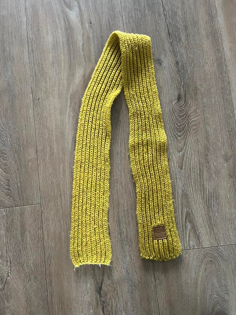 Oker gele sjaal, Ophalen of Verzenden, Zo goed als nieuw, Jongen of Meisje, Sjaal