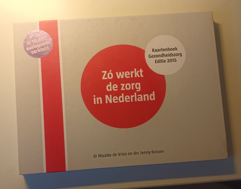 Zó werkt de zorg in Nederland ZGAN, Dr. Maaike de Vries en drs. Jenny Kossen, Ophalen of Verzenden, Zo goed als nieuw, MBO