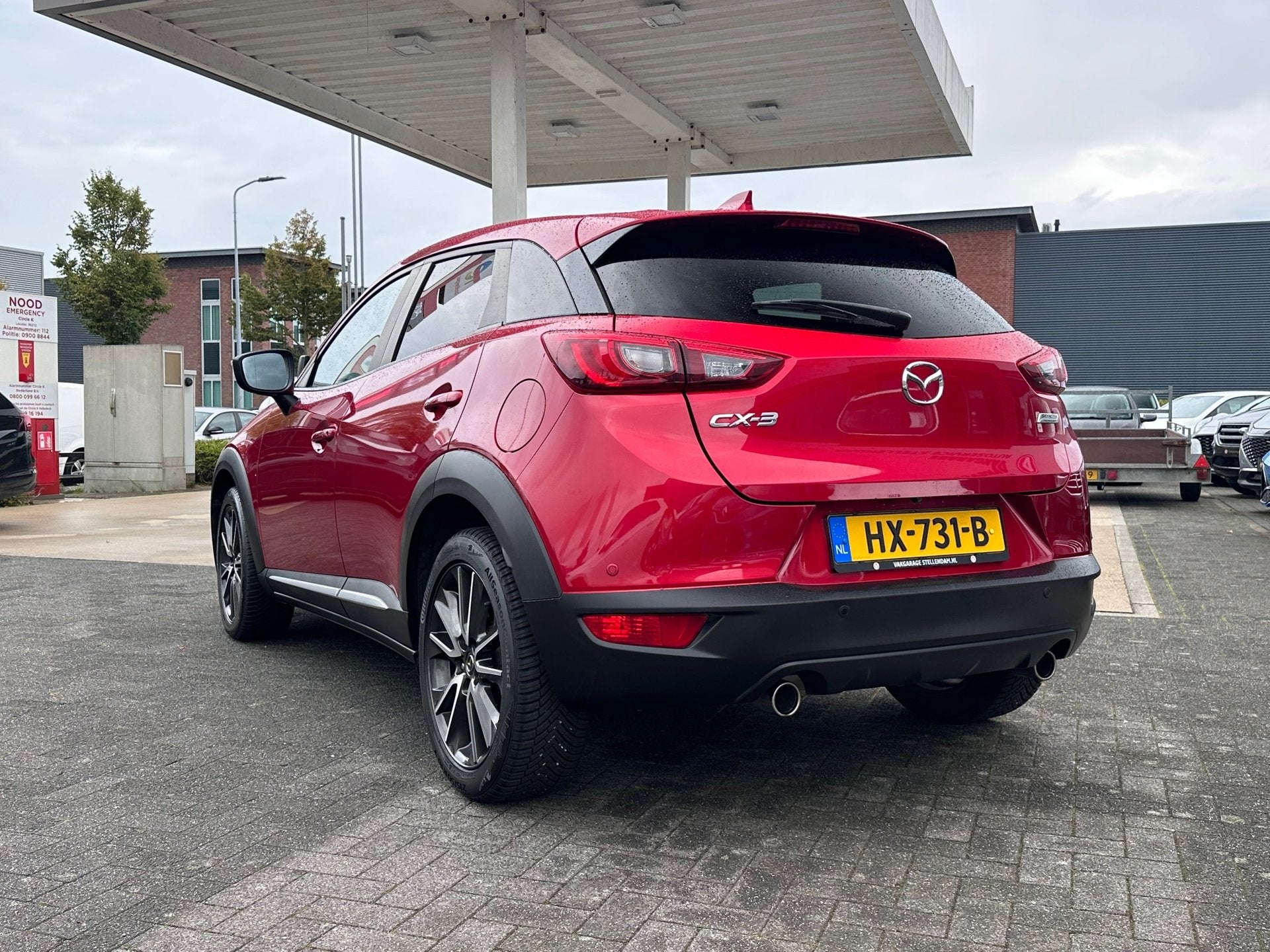 Mazda CX-3 2.0 SkyActiv-G 120 GT-M|Keyless|Navi|Head-Up|Stoe, Auto's, 4 cilinders, Leder en Stof, Origineel Nederlands, SUV of Terreinwagen