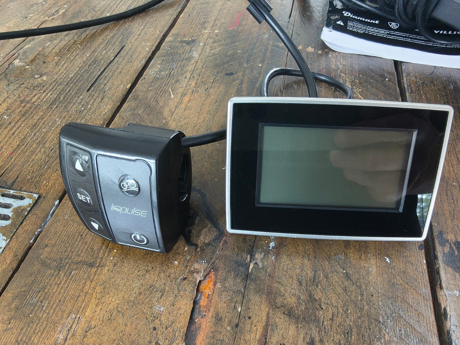 Groot LCD display voor Impulse middenmotor, Elektrische fiets, Ophalen of Verzenden, Zo goed als nieuw, Impulse