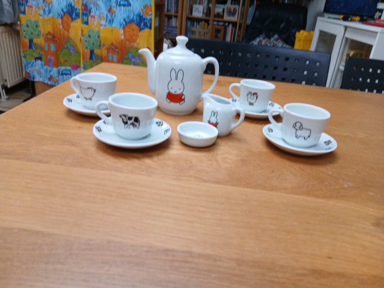 nijntje kinderserviesje compleet heel 1953 1998 Dick Bruna, Ophalen of Verzenden, Zo goed als nieuw