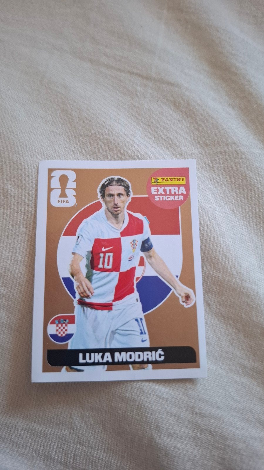 Panini Extra Sticker FIFA Luka Modric - Zeer goede staat, Ophalen of Verzenden